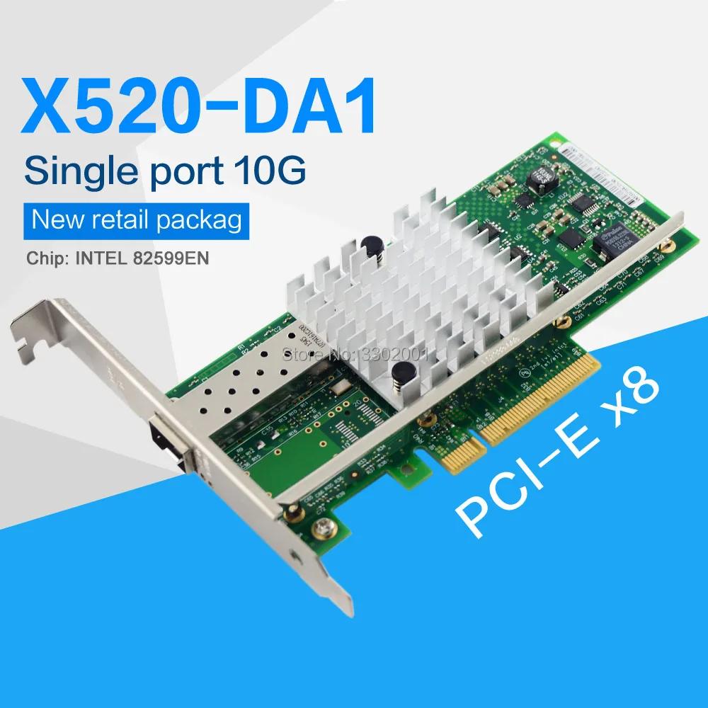 FANMI  Ʈ ̴ Ʈũ , X520-DA1 10GBase PCI Express x8 82599 EN Ĩ, E10G41BTDA,SFP 
